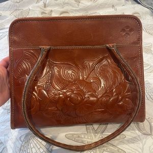 Drown Patricia Nash Italian leather bag used only one time